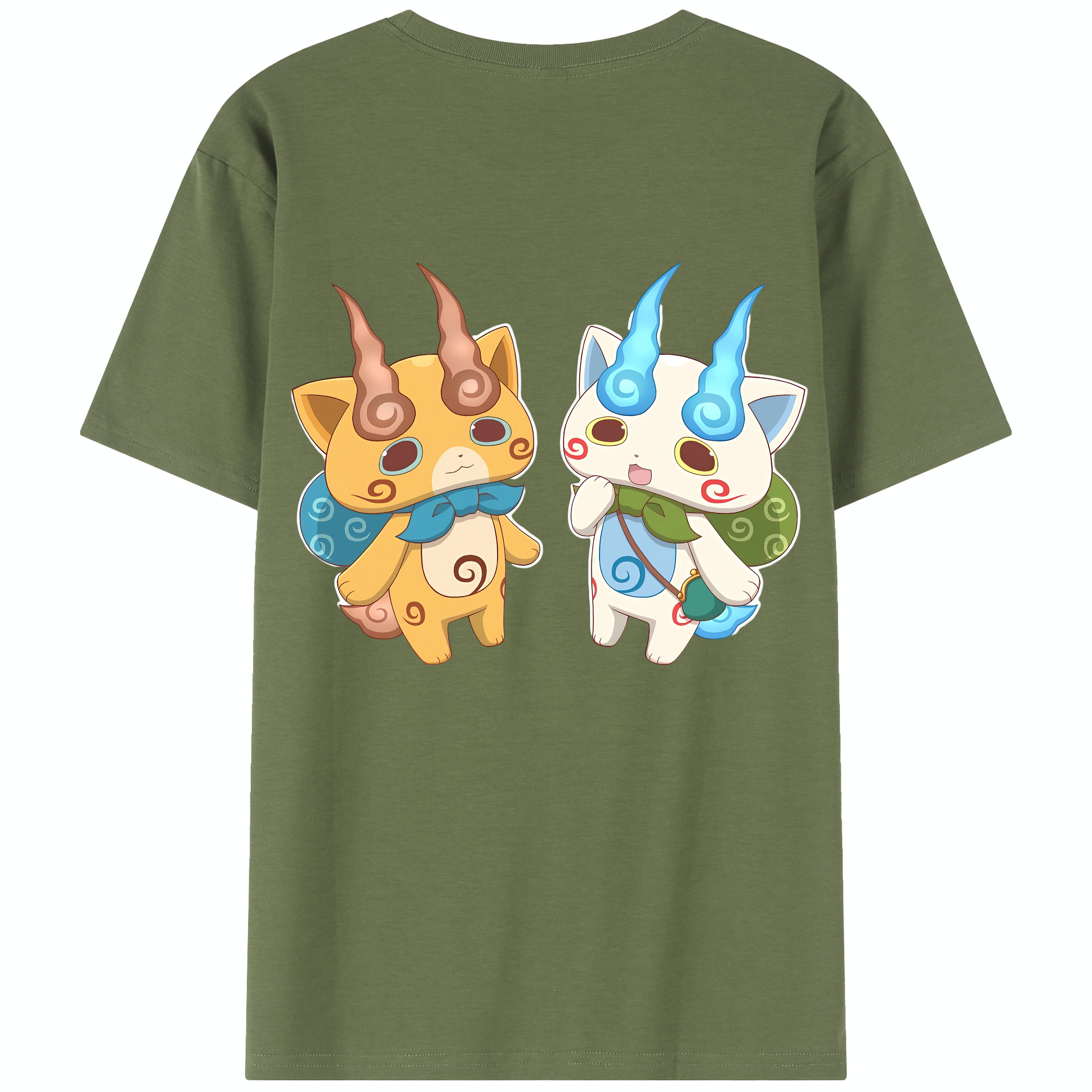 （画像用） 妖怪ウォッチ Yo-kai Watch 綿100％半袖Tシャツ（背面プリント）
